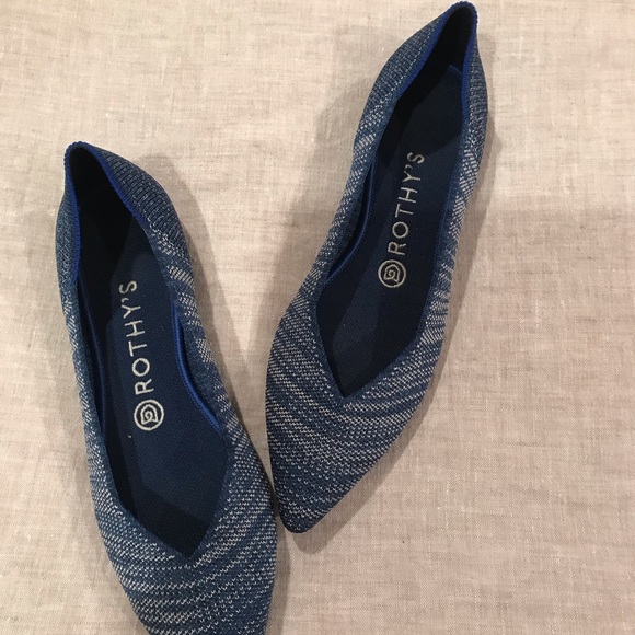 rothys indigo heather